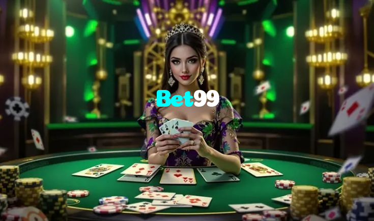 Bet99 casino presented on mobile device in Pakistan with slots and live games